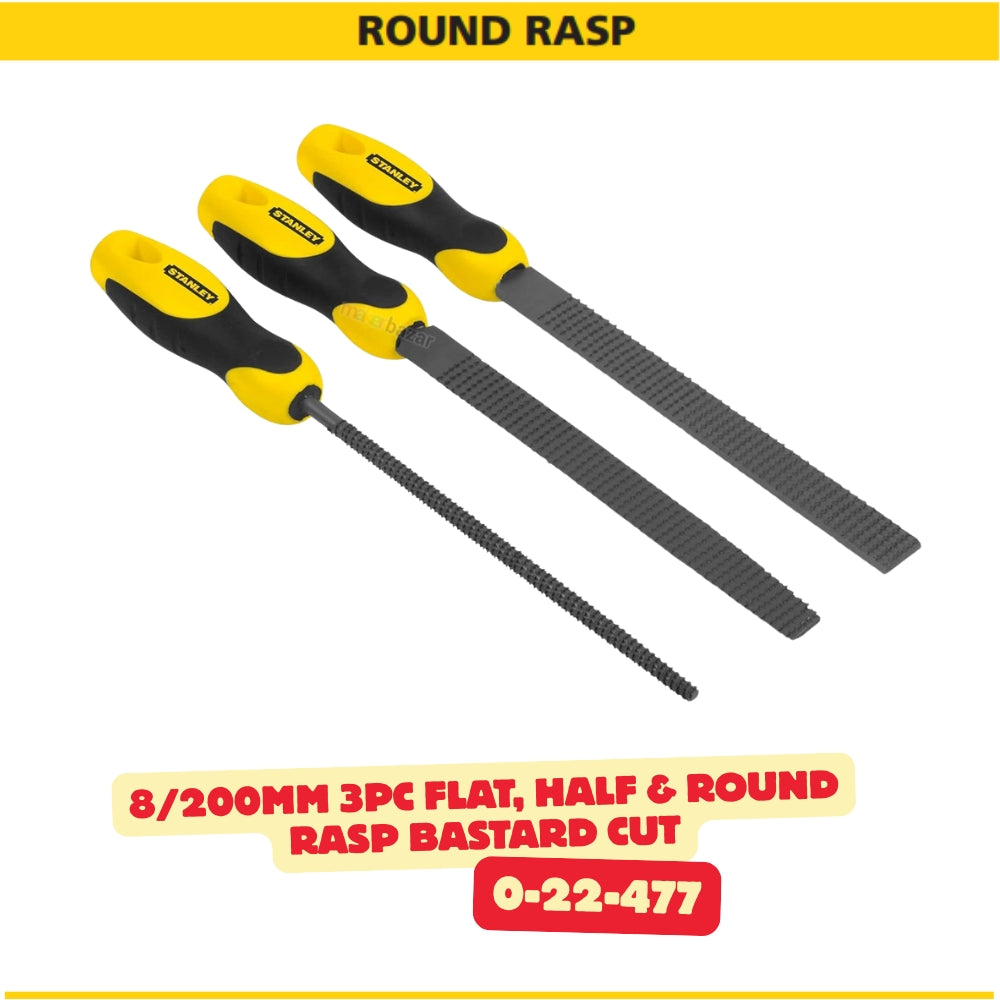 Stanley 8in/200mm Rasp Hand Filing Tool