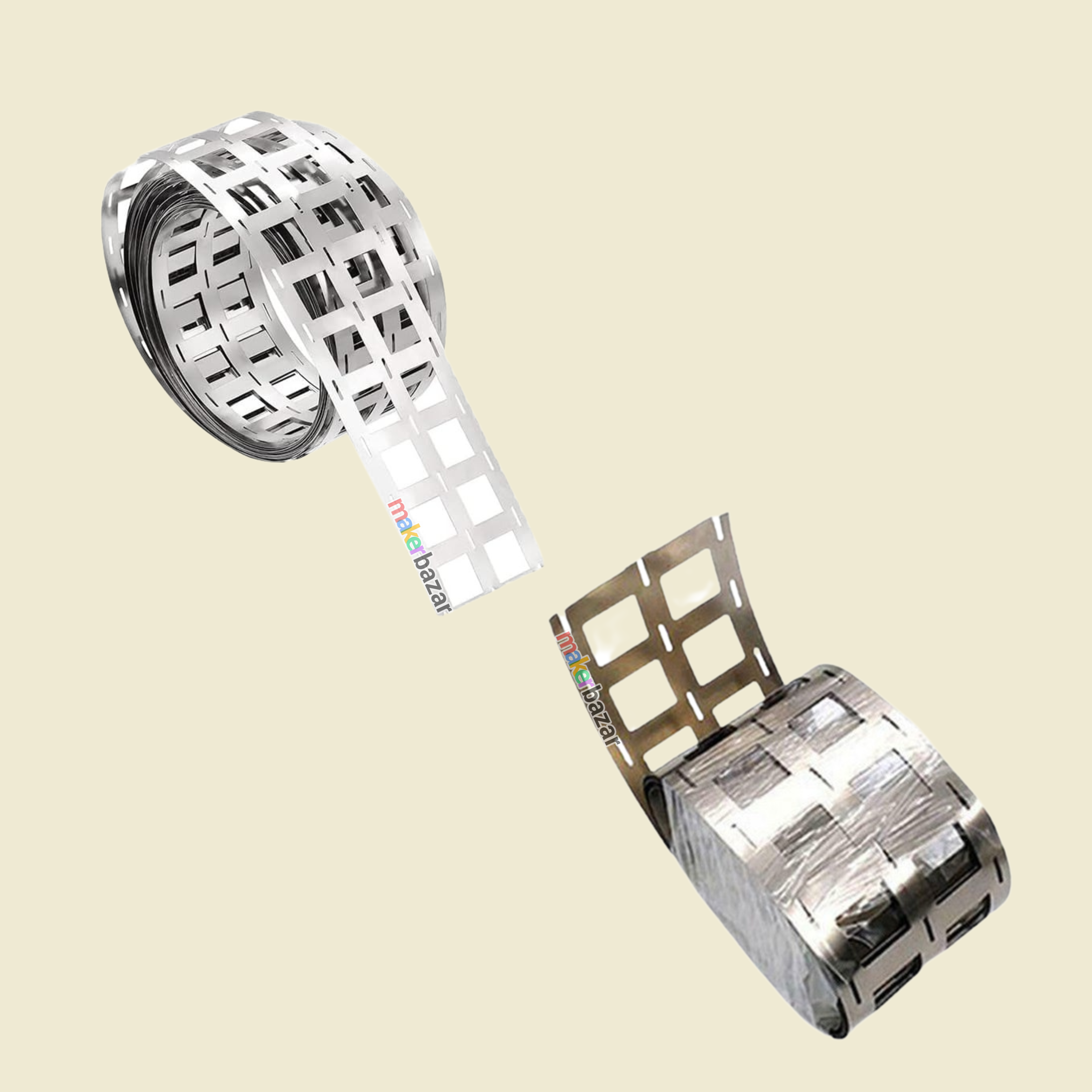 0.15mm 3P Coated Nickel Strip Welding Sheet Lithium Battery Pack