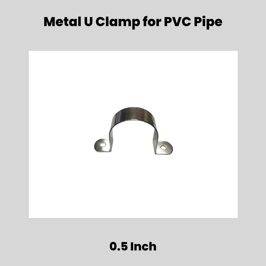 Metal U Clamp for PVC Pipe