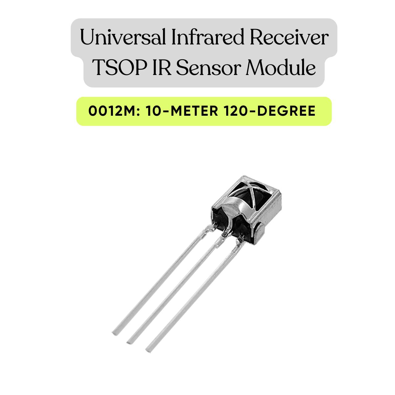 3-Pin TSOP 38KHz Infrared Receiver Diode IR Sensor