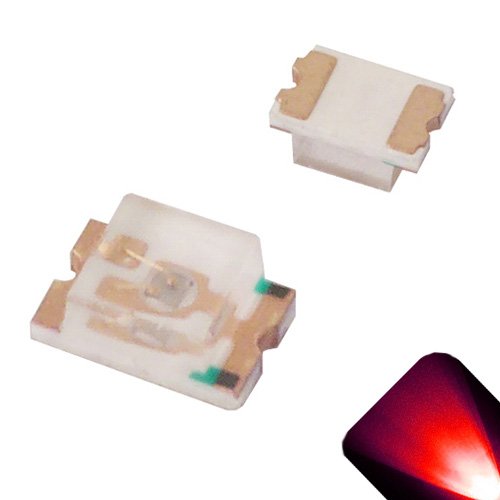 0805 SMD LED Clear/Transparent Chip Type