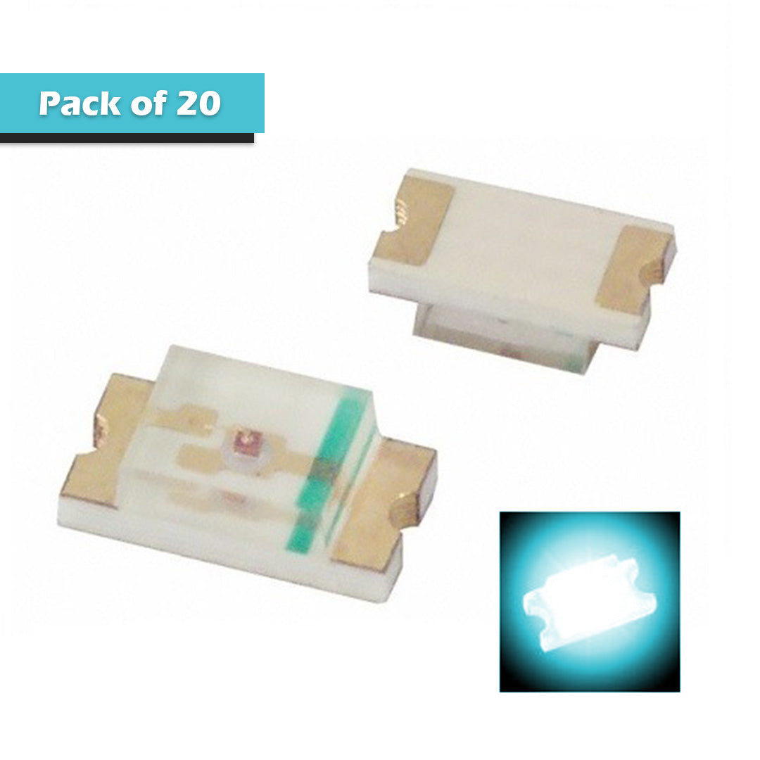 0805 SMD LED Clear/Transparent Chip Type