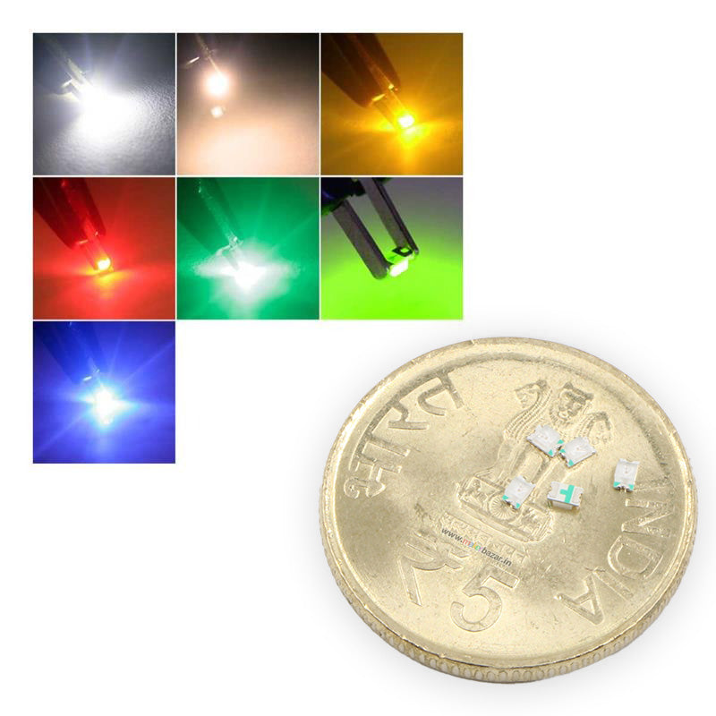 0805 SMD LED Clear/Transparent Chip Type