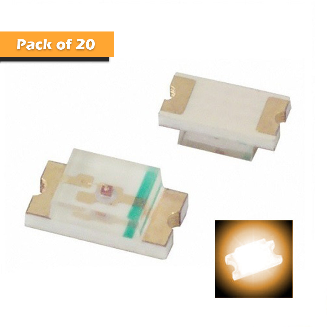 0805 SMD LED Clear/Transparent Chip Type