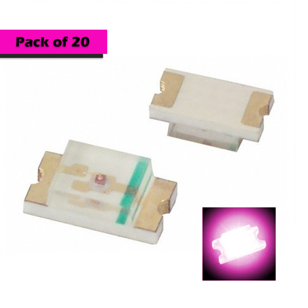 0805 SMD LED Clear/Transparent Chip Type