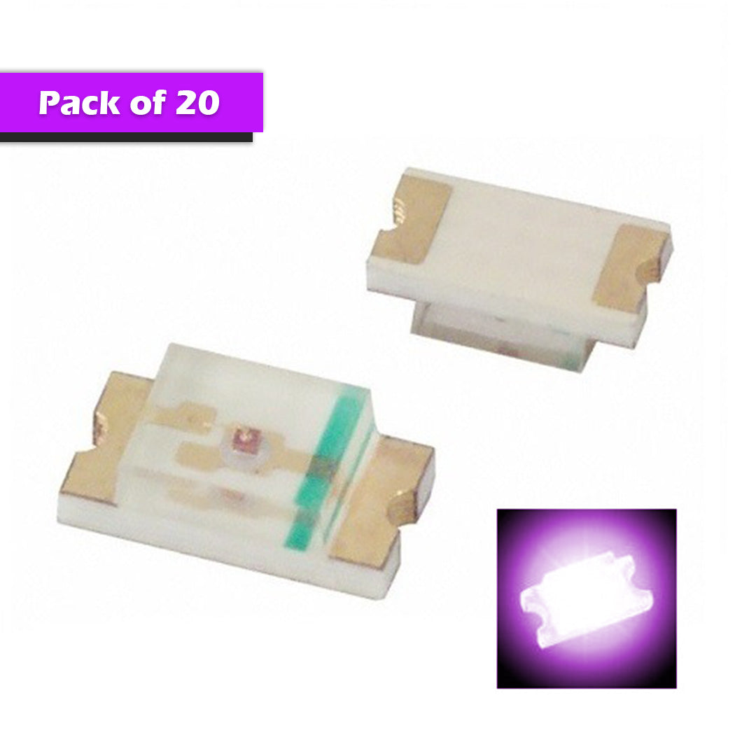 0805 SMD LED Clear/Transparent Chip Type