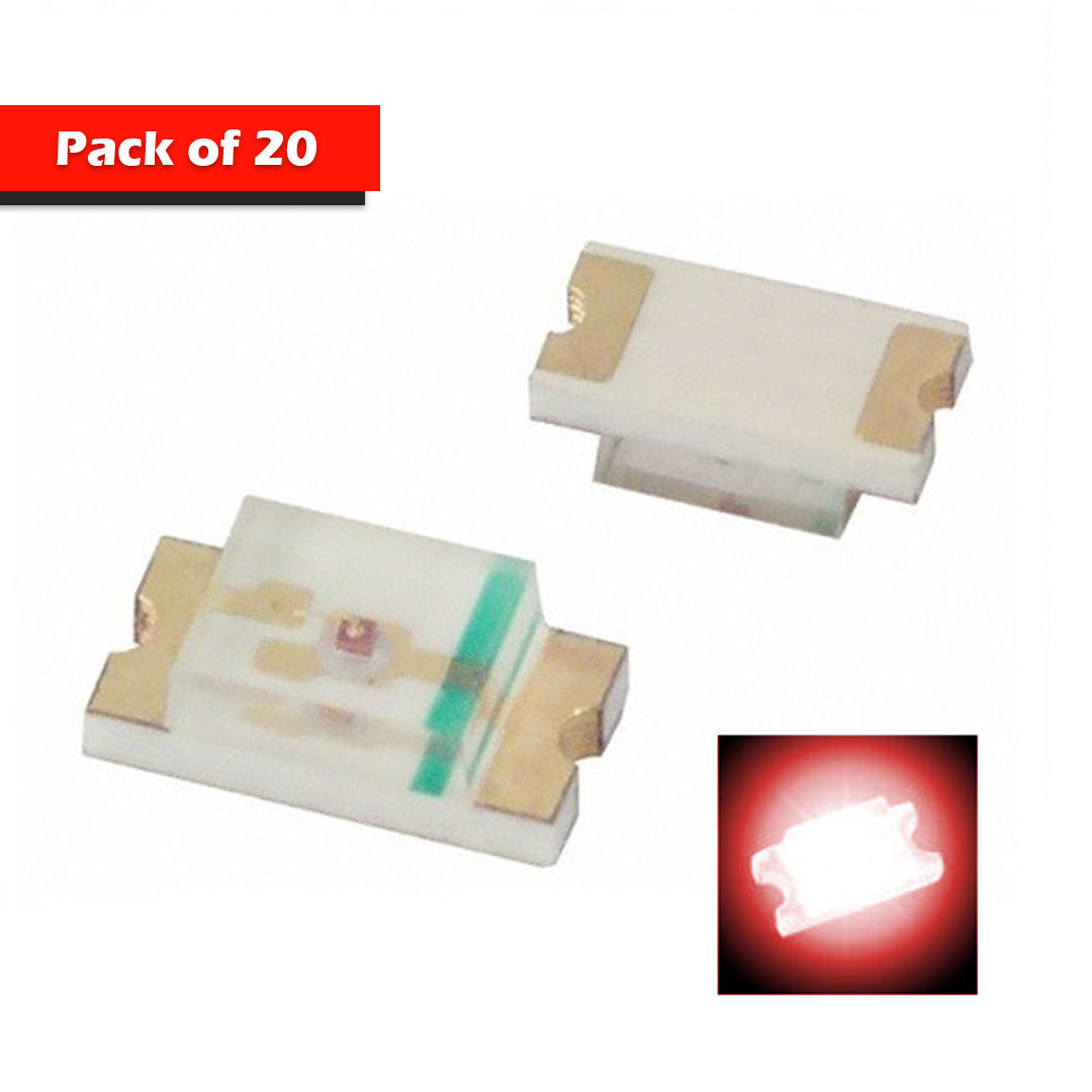 0805 SMD LED Clear/Transparent Chip Type