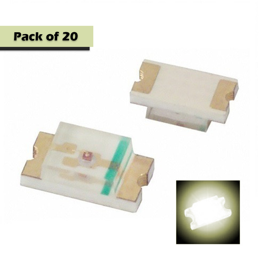 0805 SMD LED Clear/Transparent Chip Type
