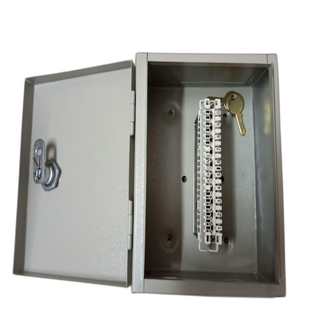 Telephone Distribution Junction Krone Box With Lock
