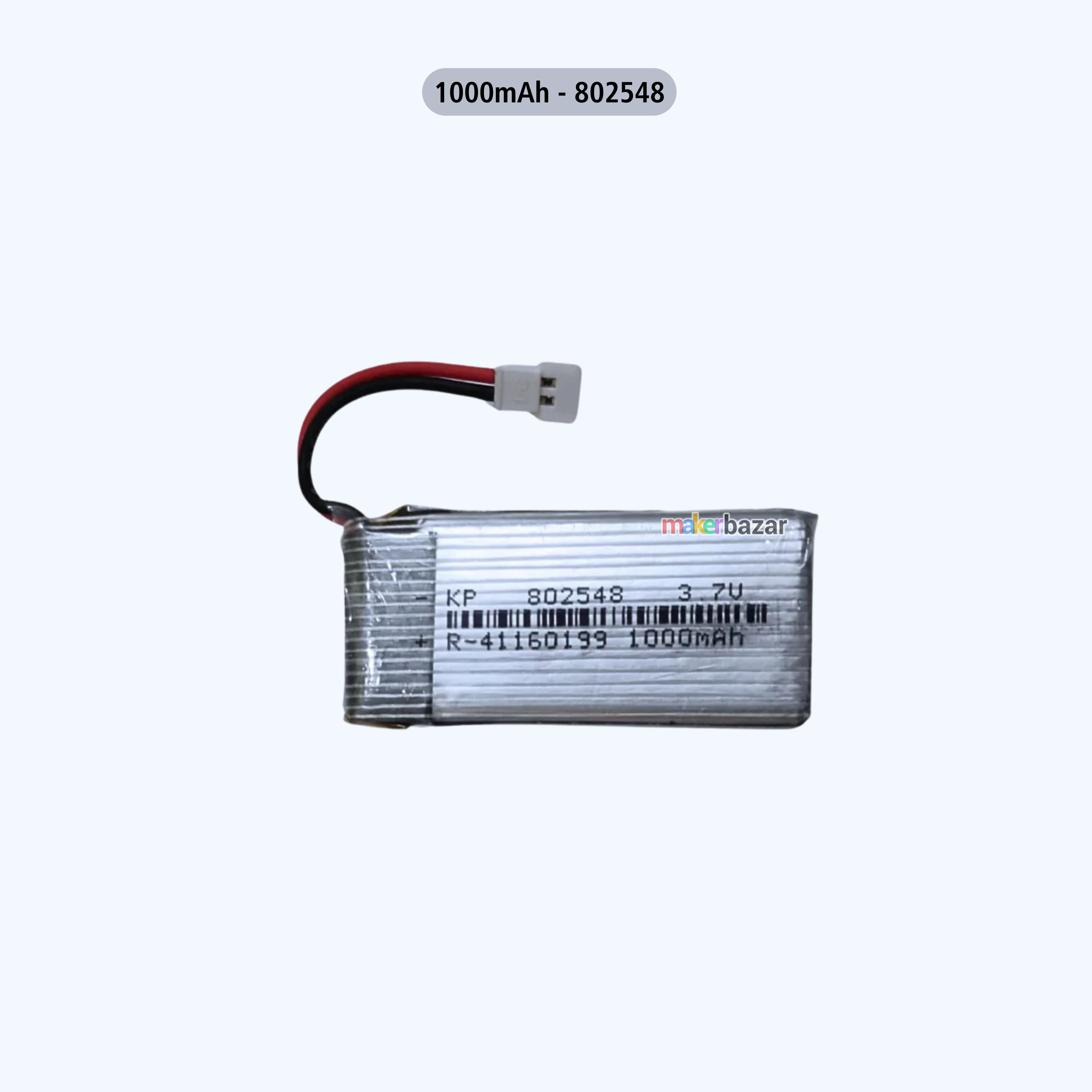 KP: Drone LiPo Batteries 3.7V Rechargeable Battery for Mini RC Aircraft, Quadcopters