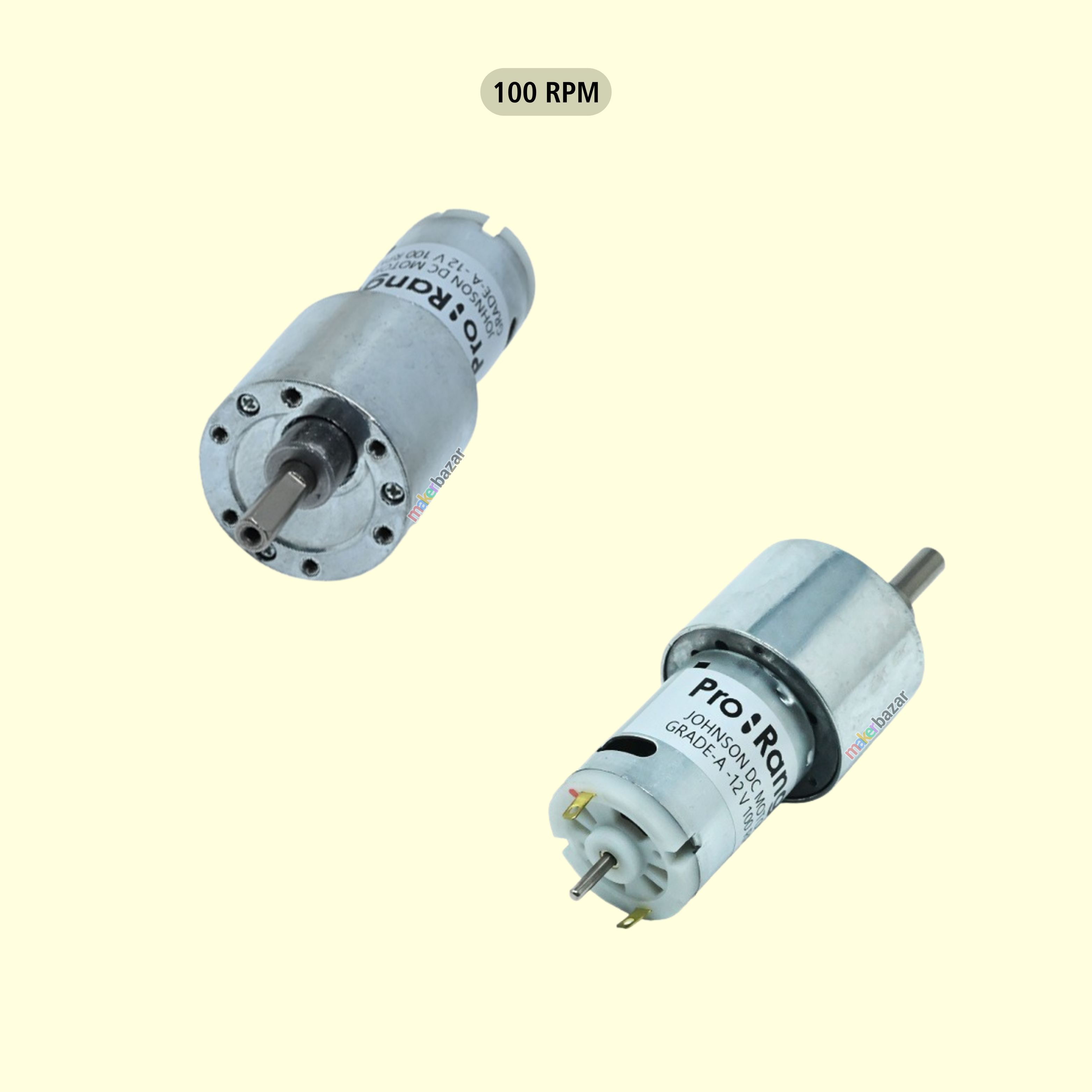Pro-Range 12V Johnson Geared DC Motor Encoder Compatible Grade A Quality