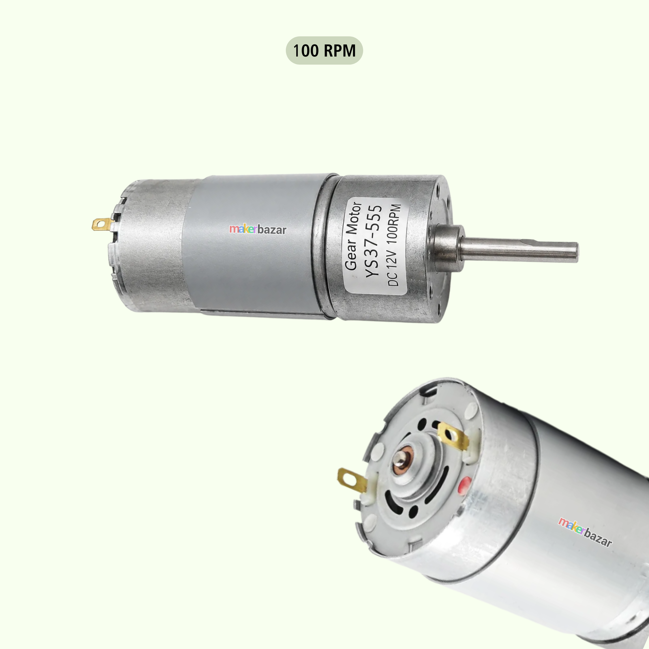High Torque 555 DC Electric Gear Motor