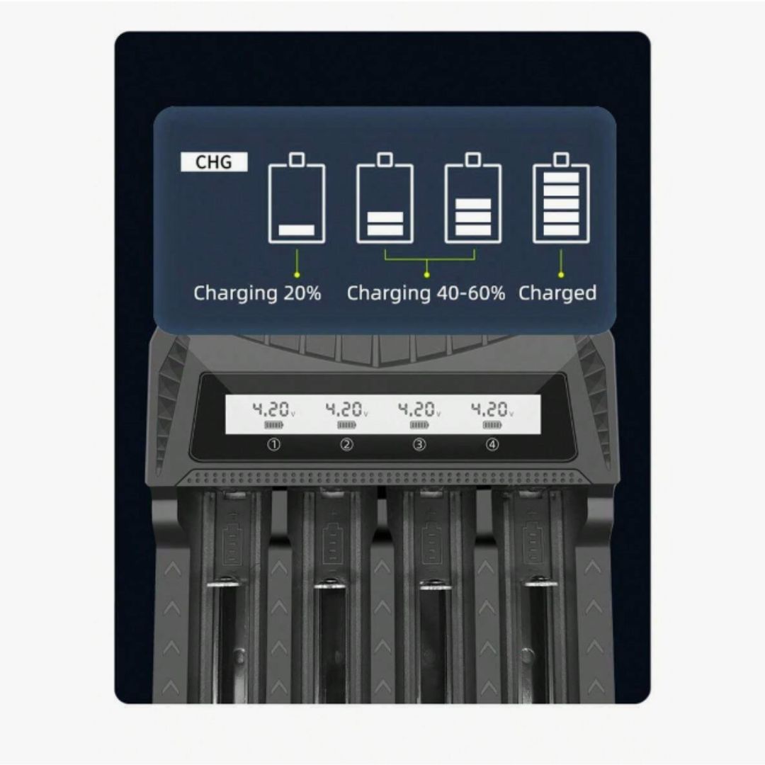 100V-240V Intelligent LCD Smart Battery Charger