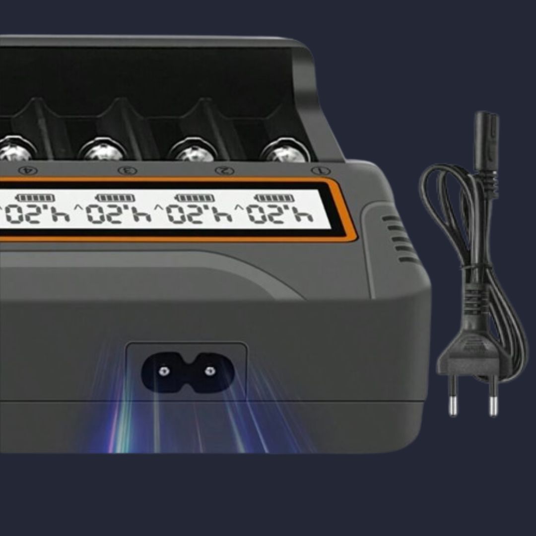 100V-240V Intelligent LCD Smart Battery Charger