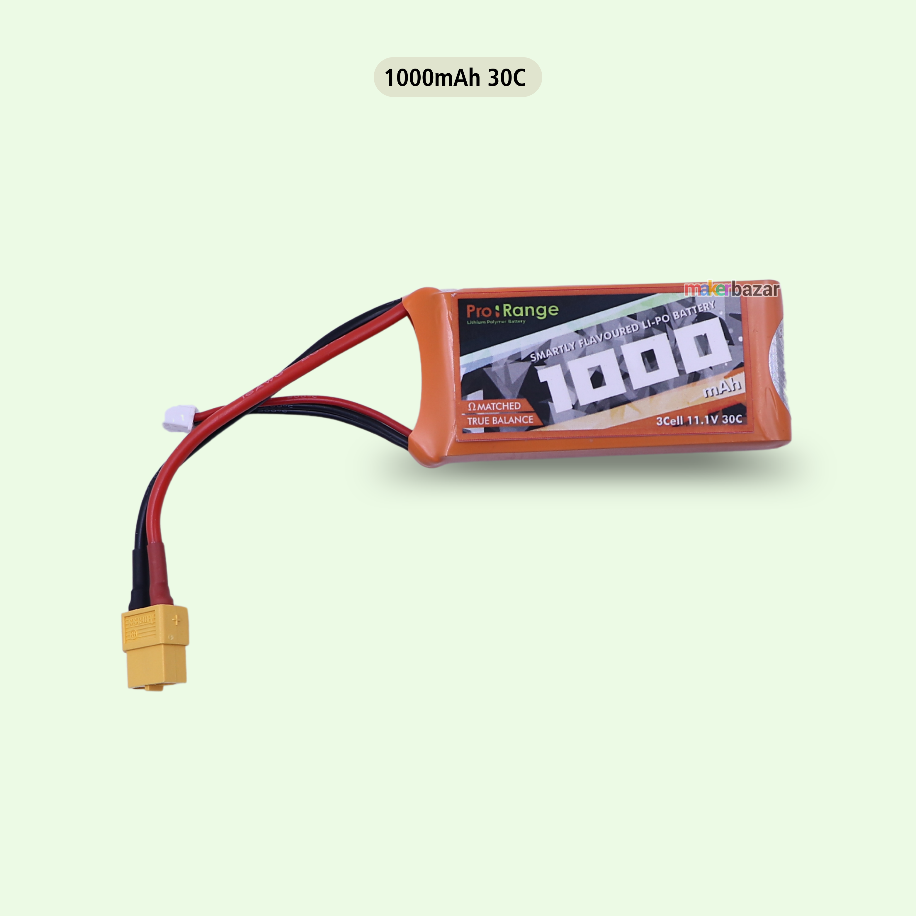 Pro-Range 11.1V 3S Lithium Polymer (LiPo) Battery Pack