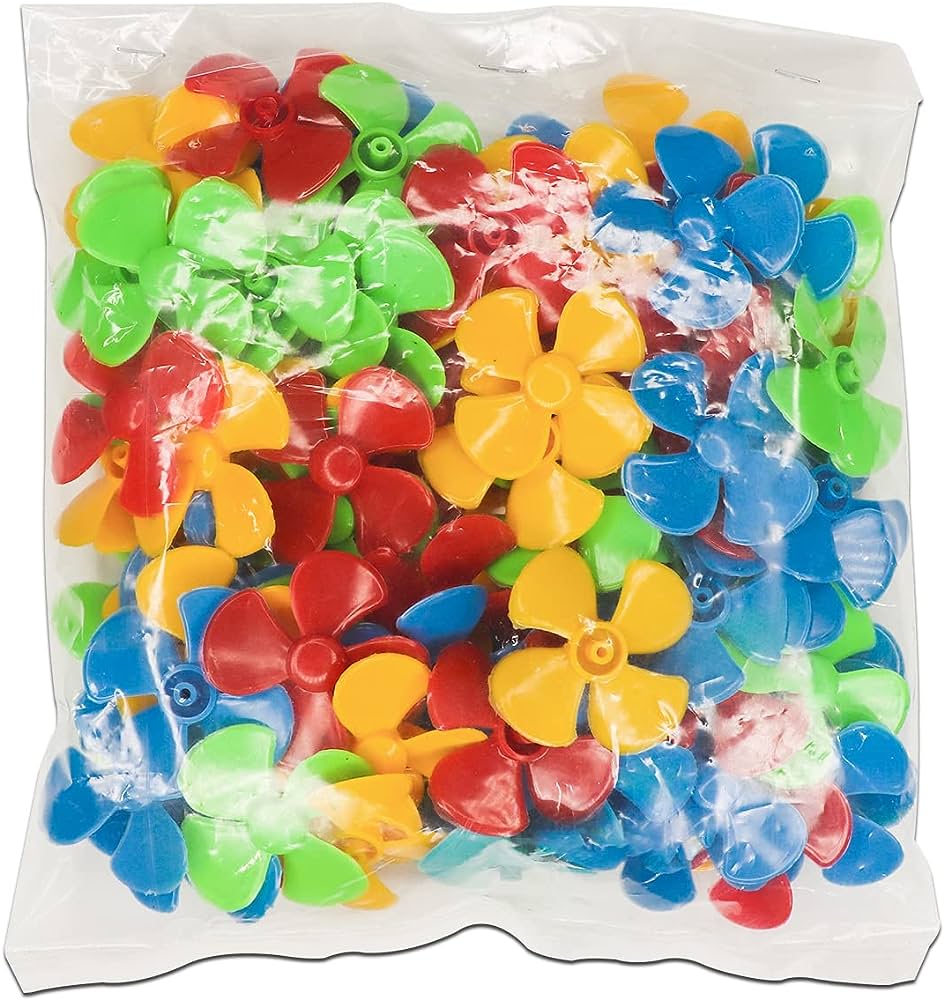 Four Blade Mini Propeller Toy Fan for 1.8mm Shaft