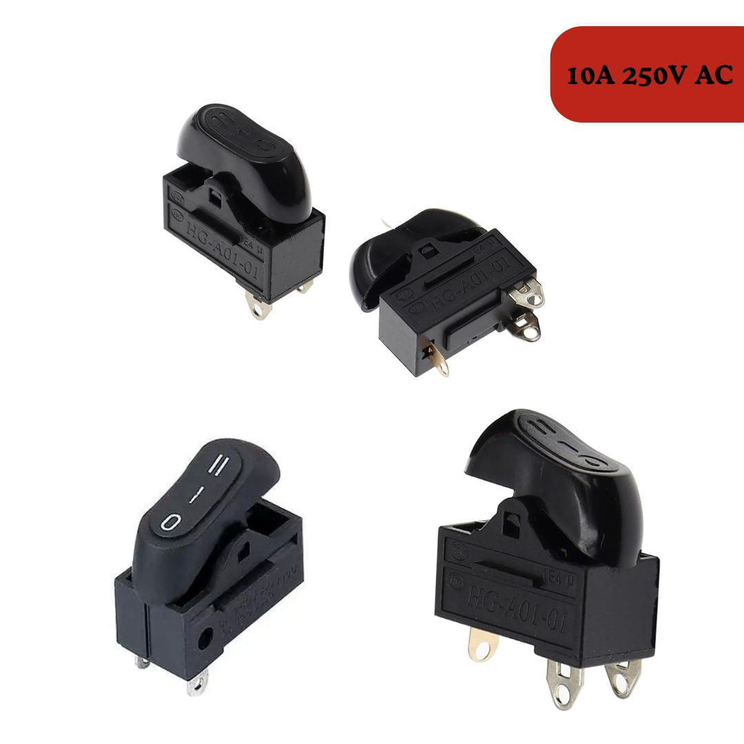 KCD1-122-1 Hair Dryer Rocker Switch 3 Position ON Off Boat Switch