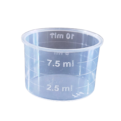 Transparent Plastic Measuring Cup - 10ml