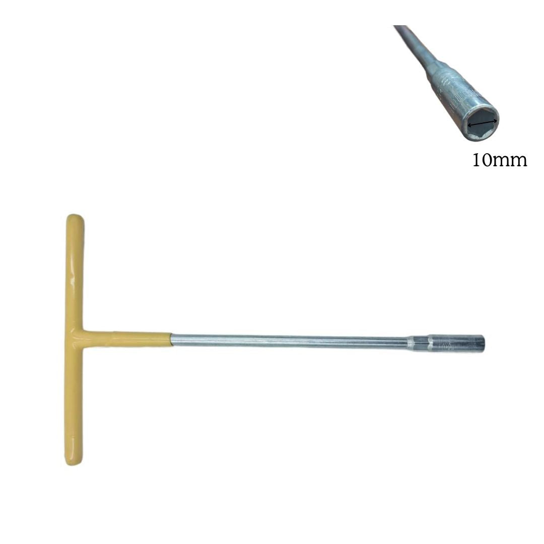 Rubber-Coated T-Grip Hexagon Socket Wrench Spanner Tool