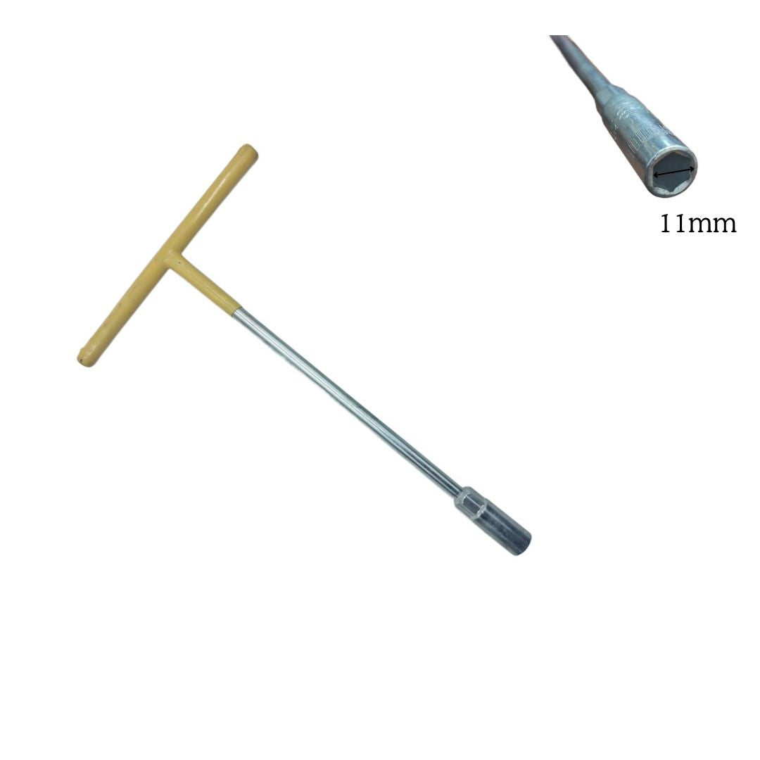 Rubber-Coated T-Grip Hexagon Socket Wrench Spanner Tool