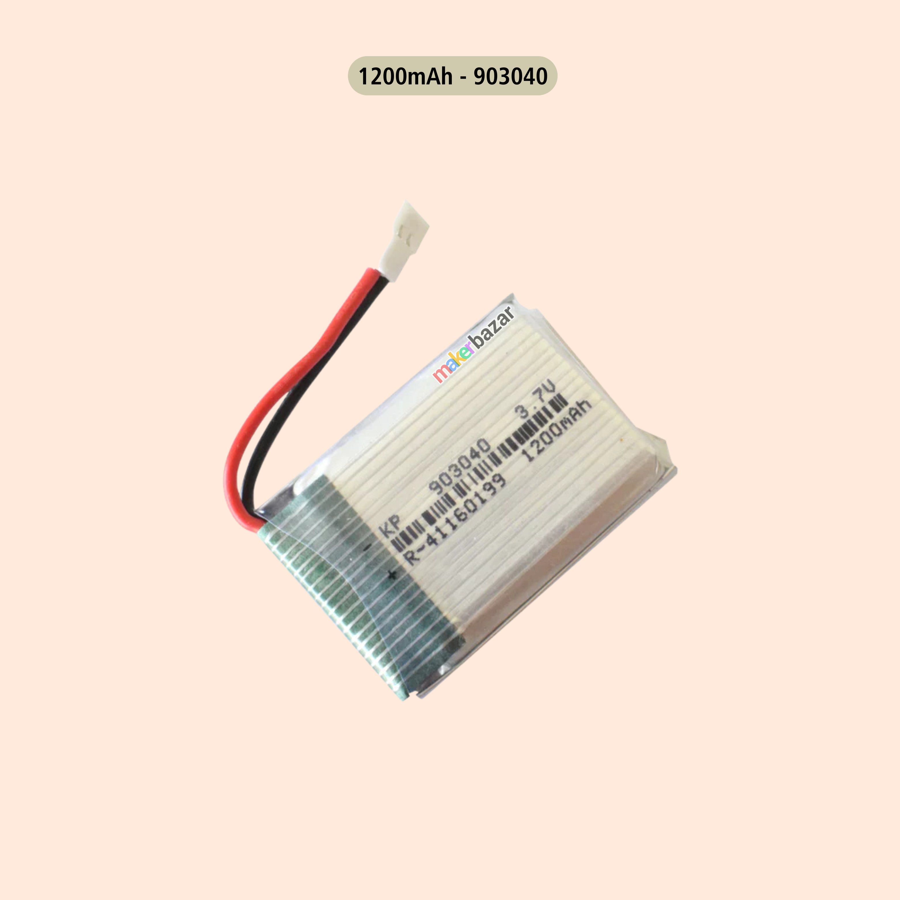 KP: Drone LiPo Batteries 3.7V Rechargeable Battery for Mini RC Aircraft, Quadcopters