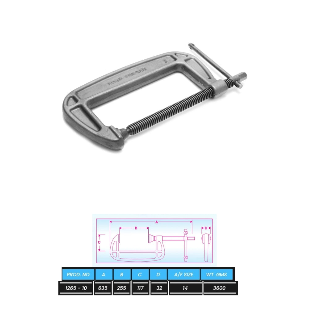 Taparia Steel C-Clamp G-Clamp