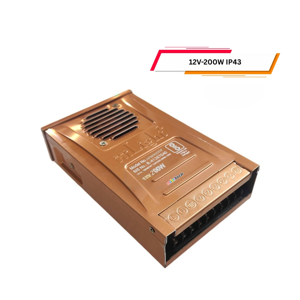 HiLight SMPS: IP43 Raindrops-Proof Multipurpose Power Supply with inbuilt Fan