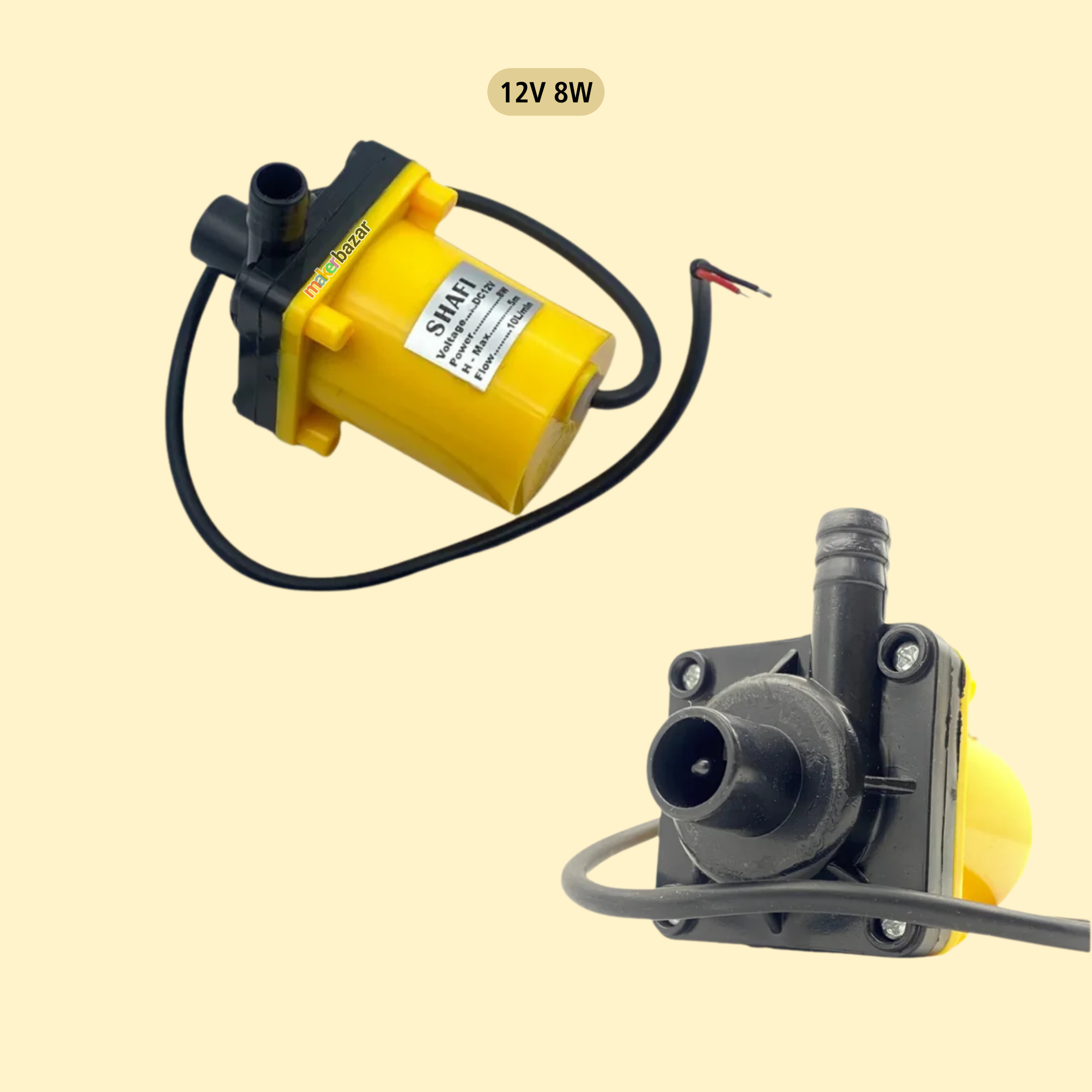DC 12V Mini Solar Magnetic Water Pump
