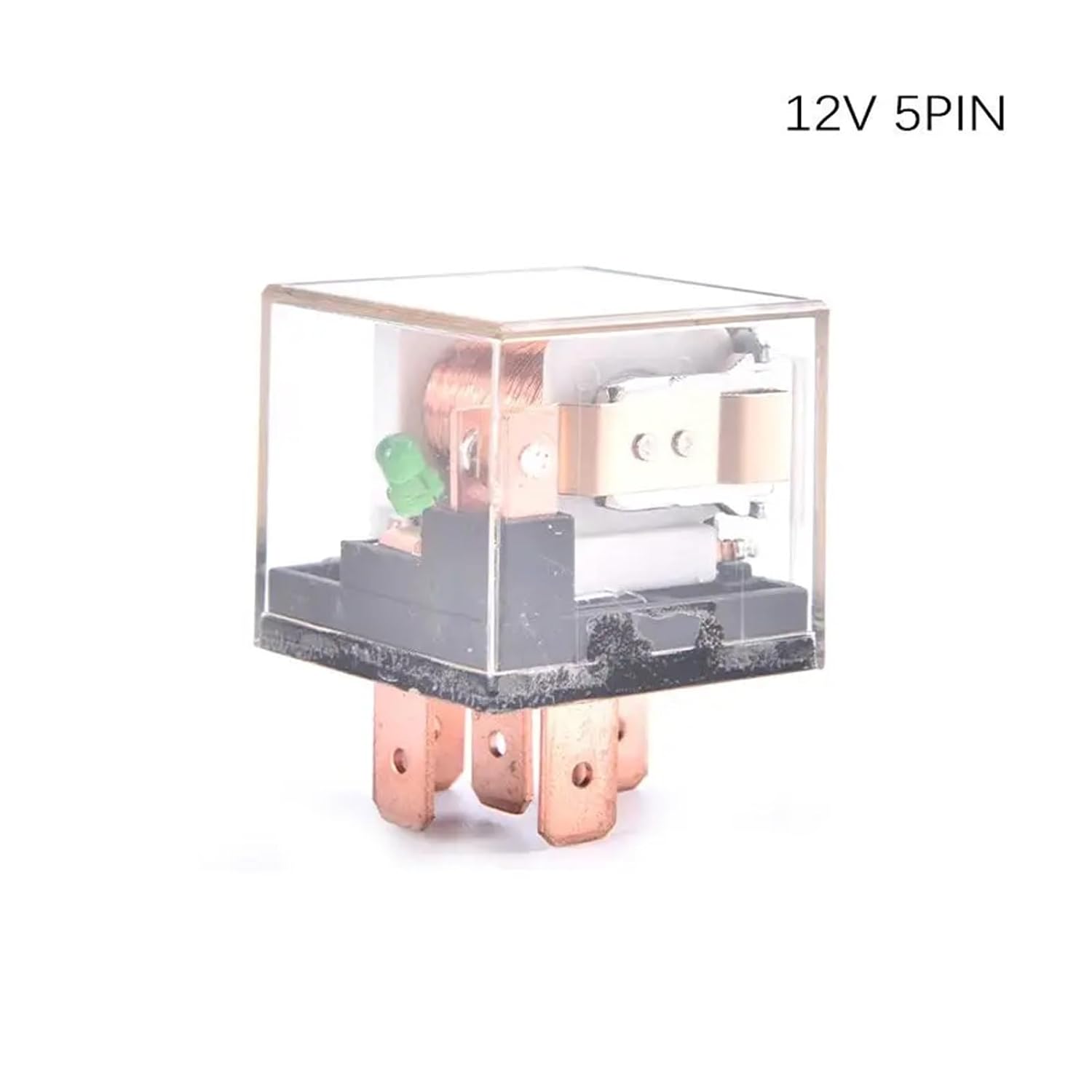 100A SPDT Waterproof Automotive Power Relay Transparent Shell