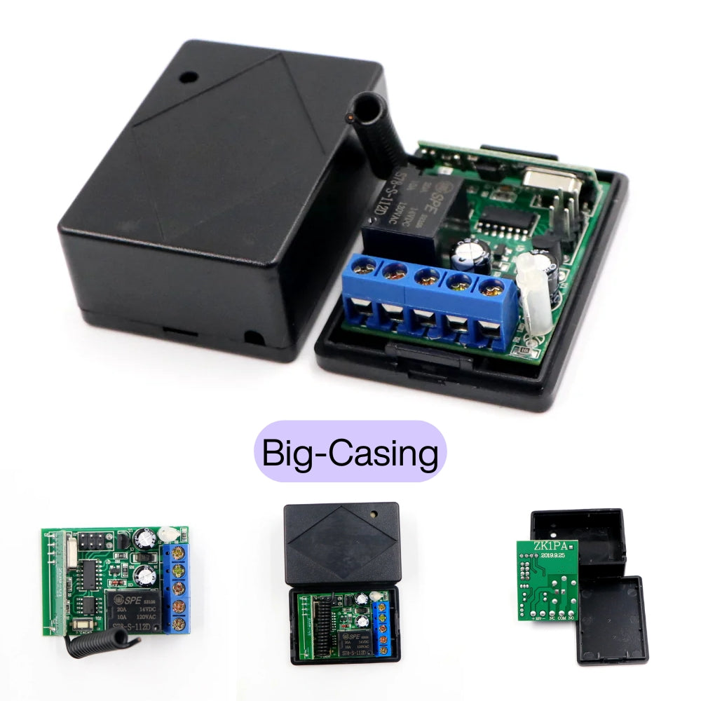 12VDC 315MHz 1-Channel RF Receiver Module Relay Switch