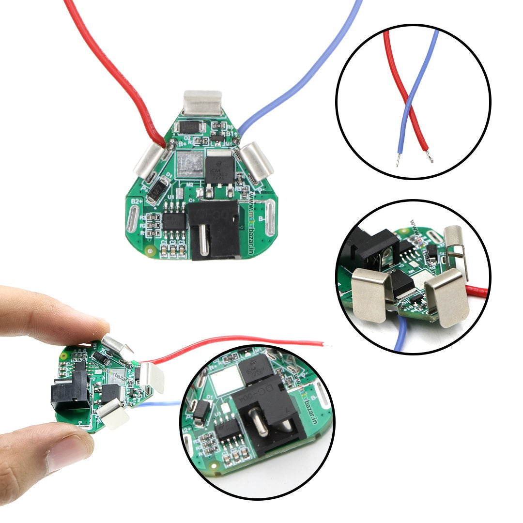 3S 12V BMS 18650 Lithium Battery Protection Board for Cordless Hand-Drill Machine