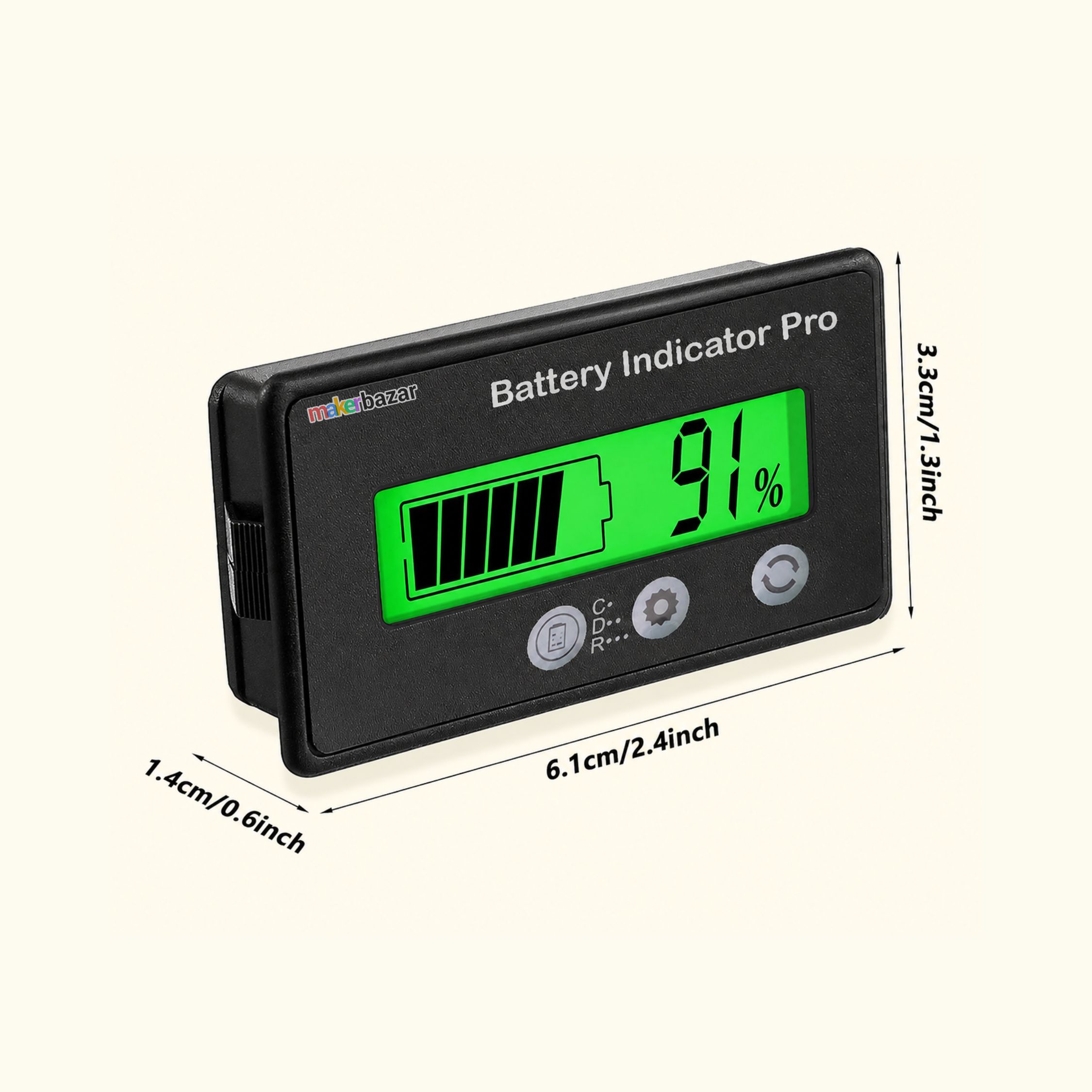 12V Lead Acid /Lithium Battery Capacity Indicator/ Voltage Tester /Voltmeter LCD Display