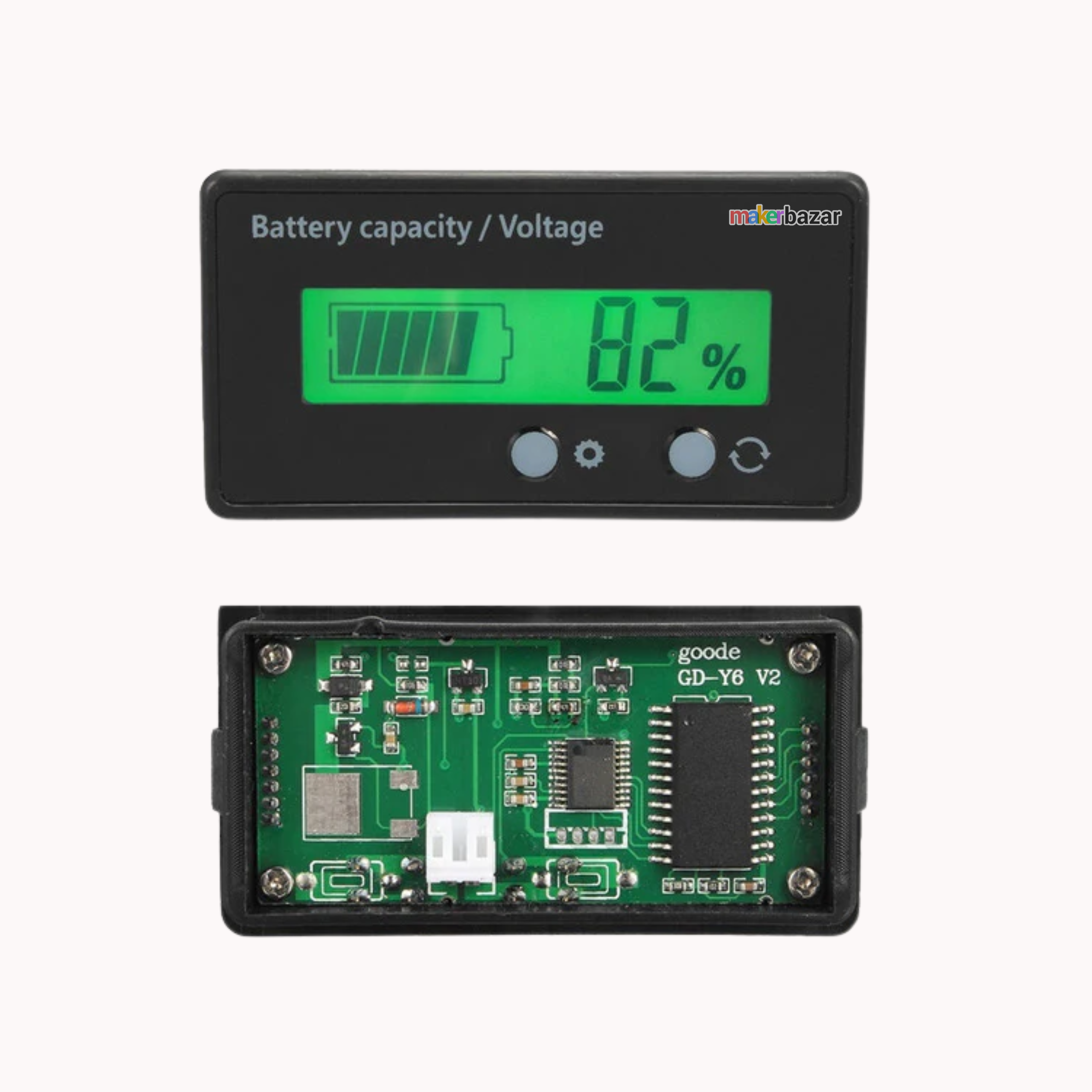 12V Lead Acid /Lithium Battery Capacity Indicator/ Voltage Tester /Voltmeter LCD Display