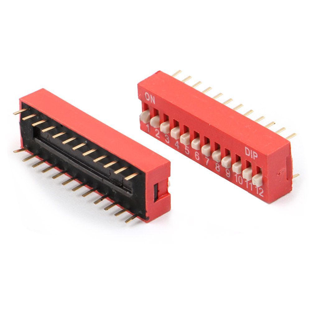 DIP Slide Switch 2.54mm Straight