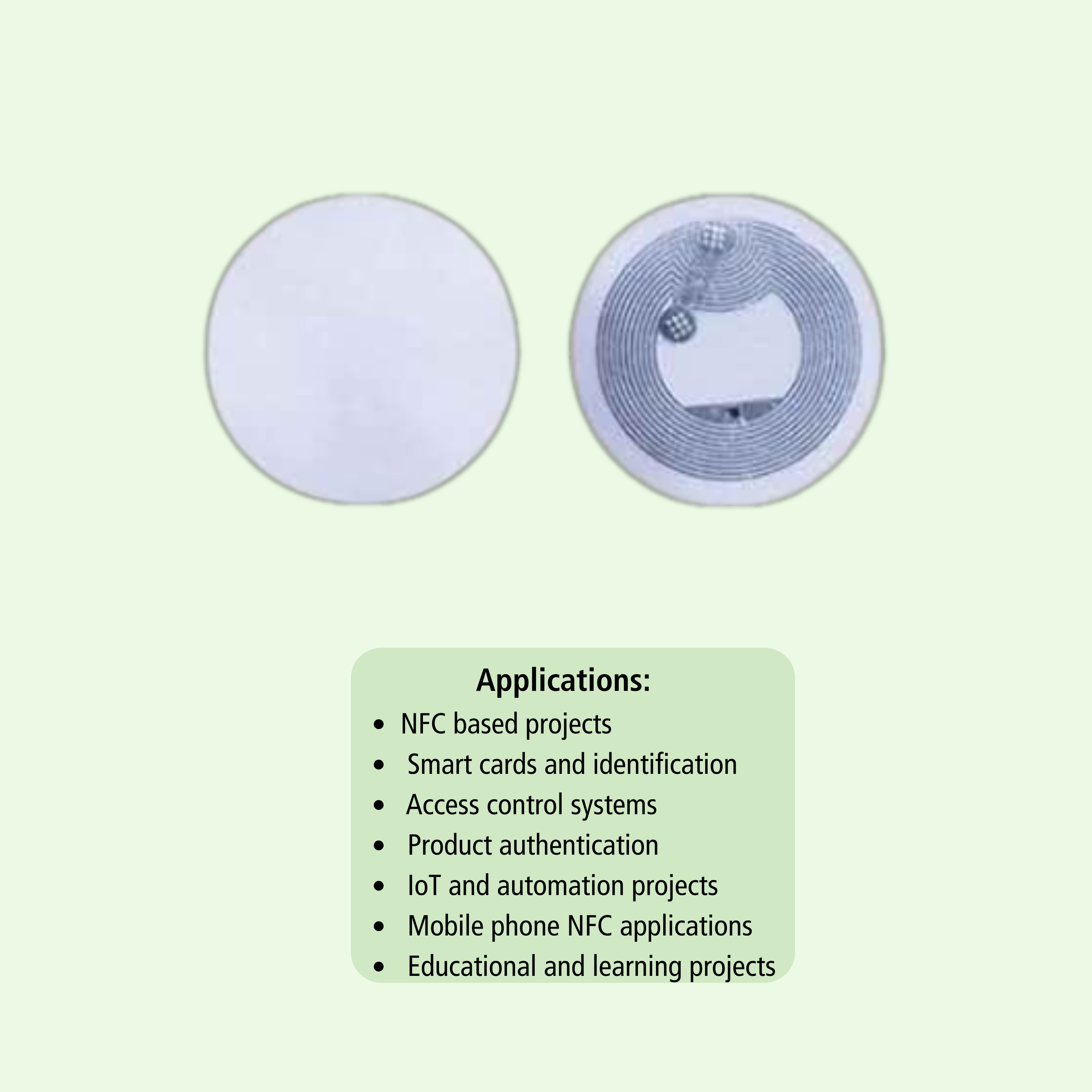 13.56 MHz NTAG213 NFC Sticker Tag 144 Byte