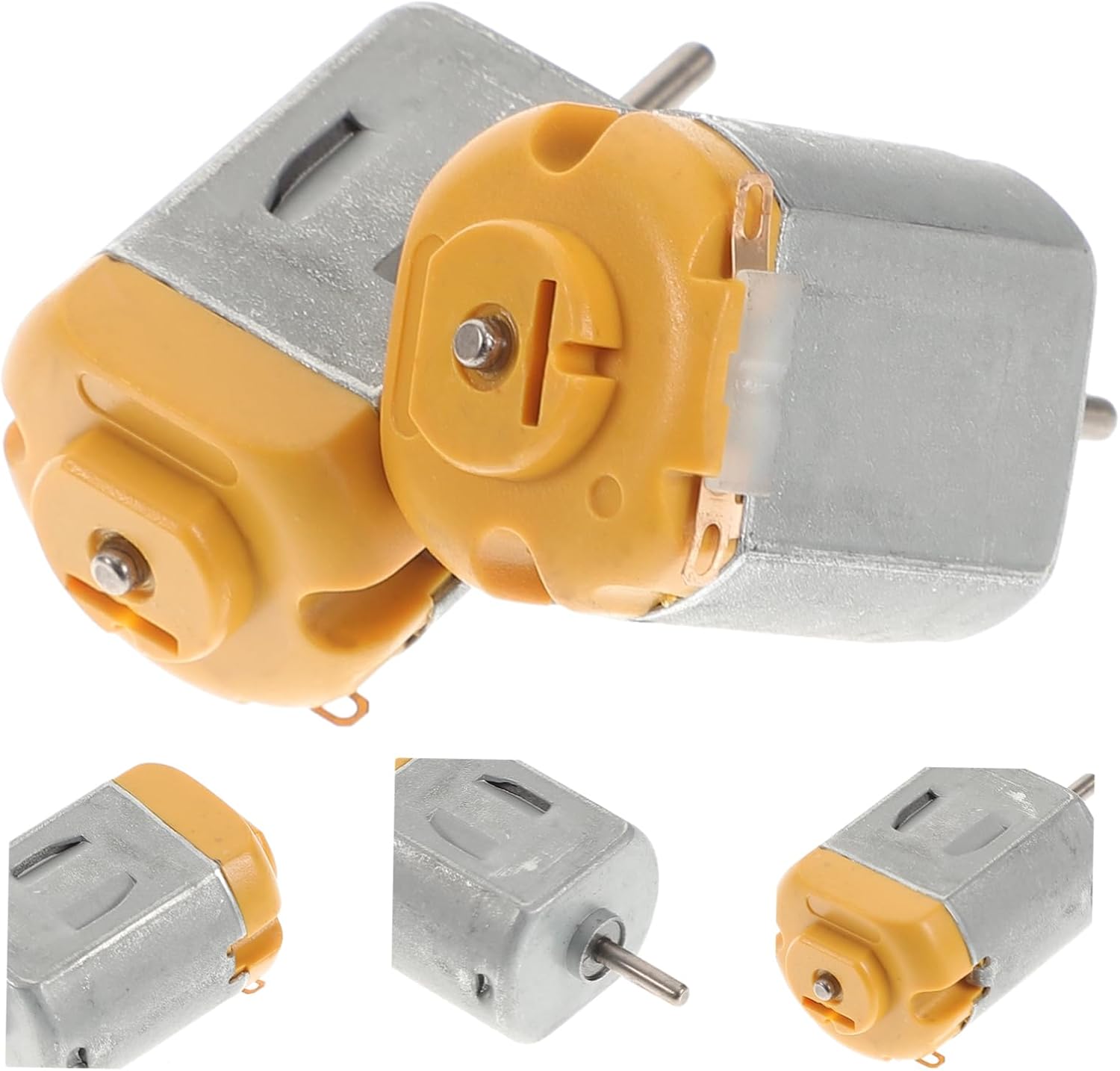 130 Micro DC Toy Motor - Small Single Shaft High RPM 3V-6V DIY (29x20x15mm)