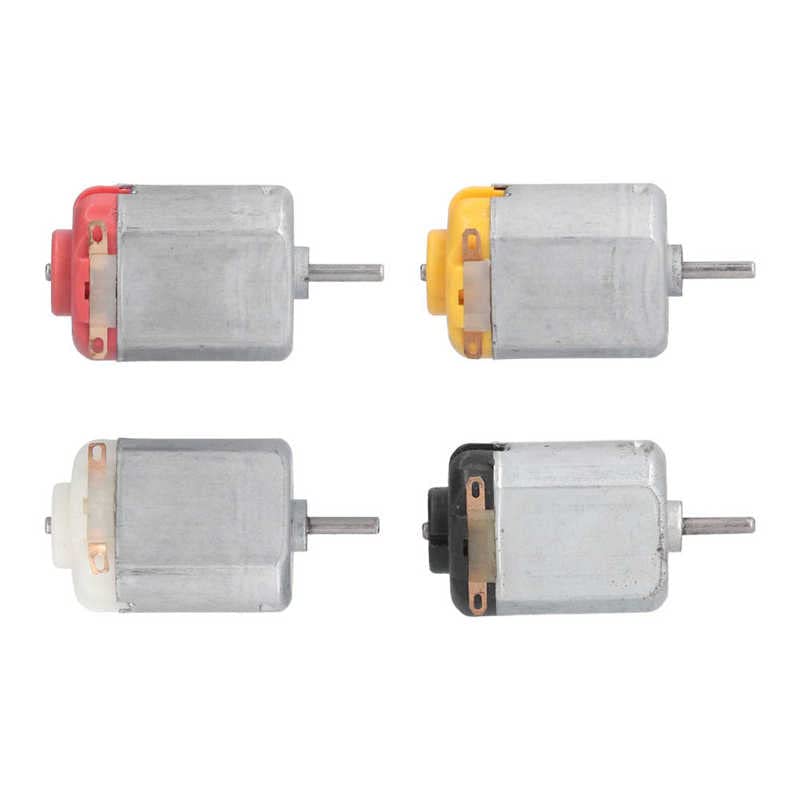 130 Micro DC Toy Motor - Small Single Shaft High RPM 3V-6V DIY (29x20x15mm)