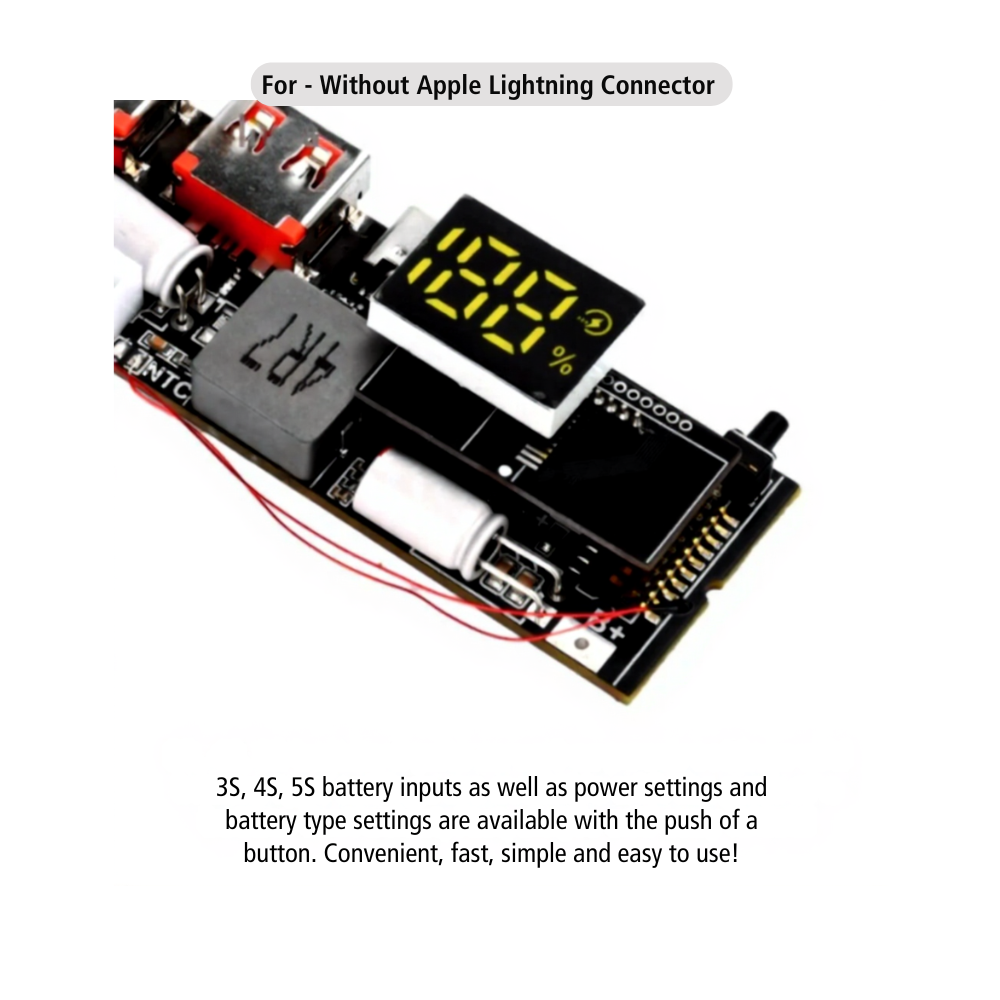 3S/4S/5S 65W 100W 4/6 Port Two Way Fast Charging Power Bank Module Circuit Board
