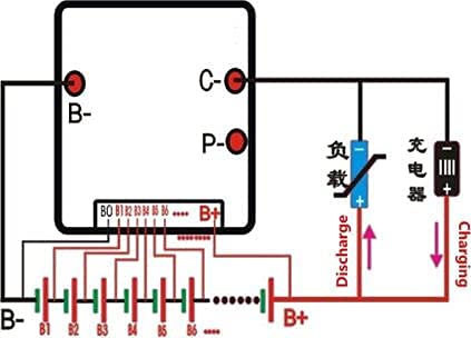 13S 30A 48V Li-ion Battery Protection Board BMS