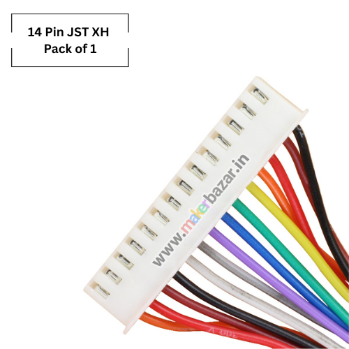 JST XH 2.54mm Female Connector with Wire 10-inch