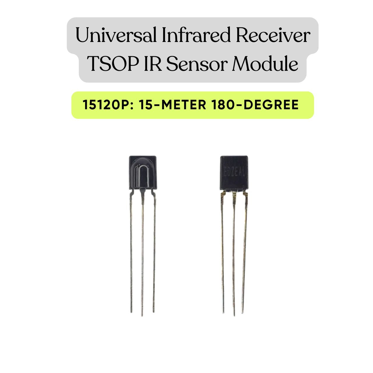 3-Pin TSOP 38KHz Infrared Receiver Diode IR Sensor