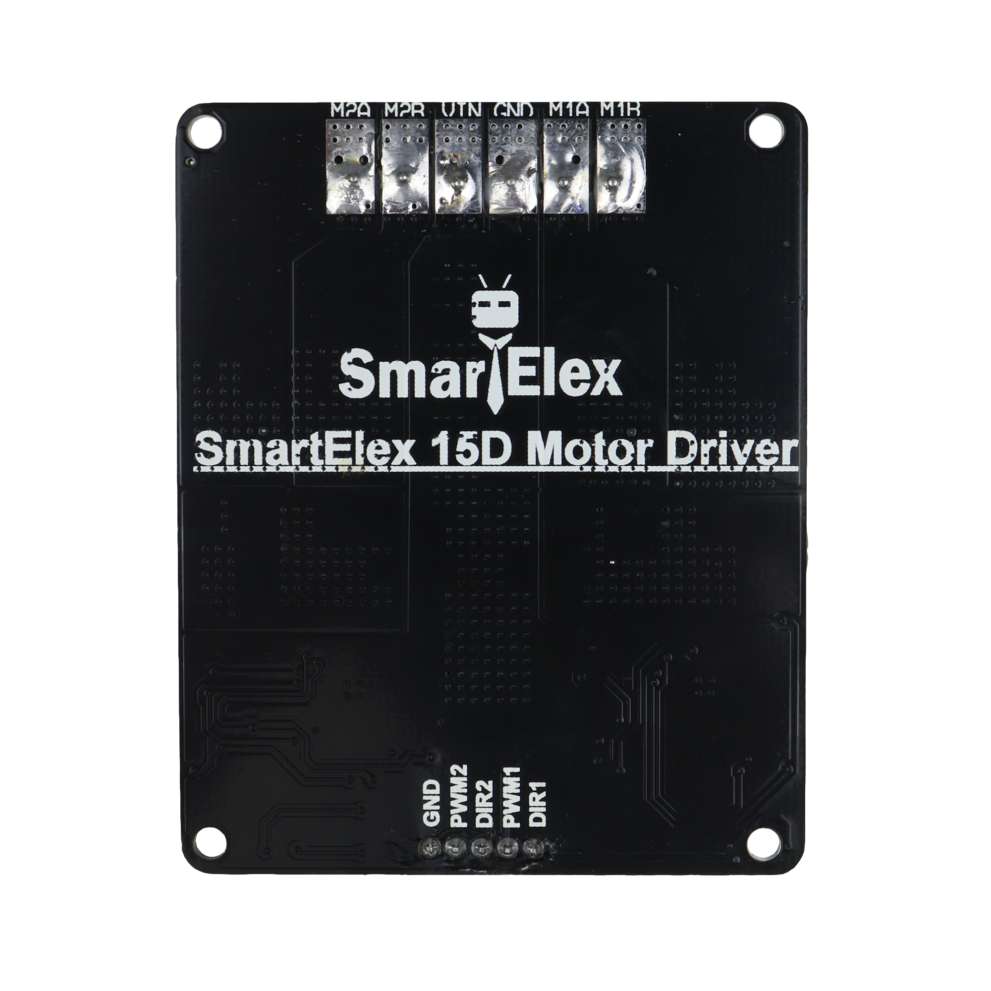 SmartElex 15D Dual Channel DC Motor Driver (30A Peak) (Dual Motor, PWM)
