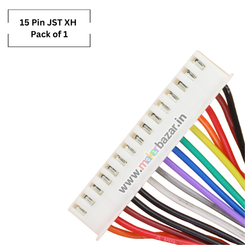 JST XH 2.54mm Female Connector with Wire 10-inch