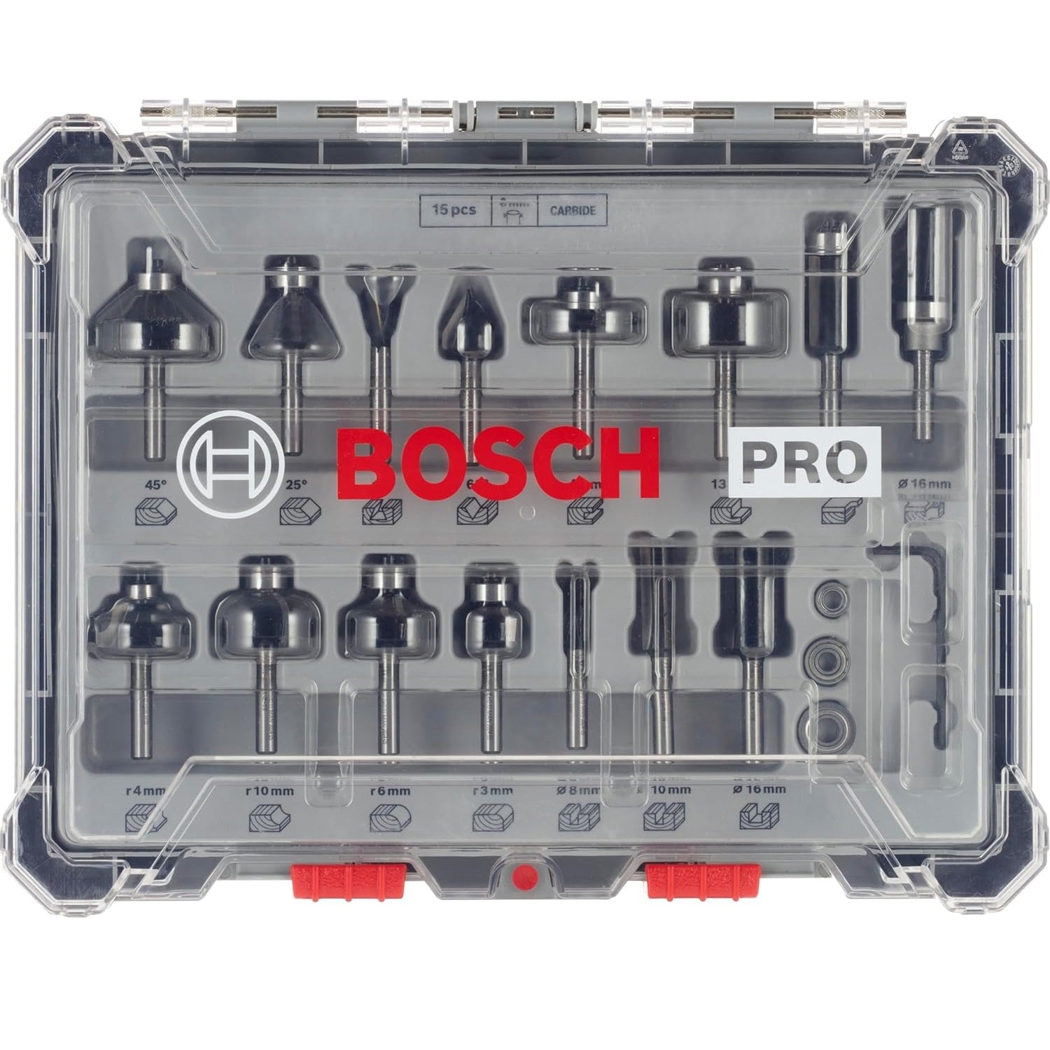 Bosch Wood Router Milling Cutter Bits Set