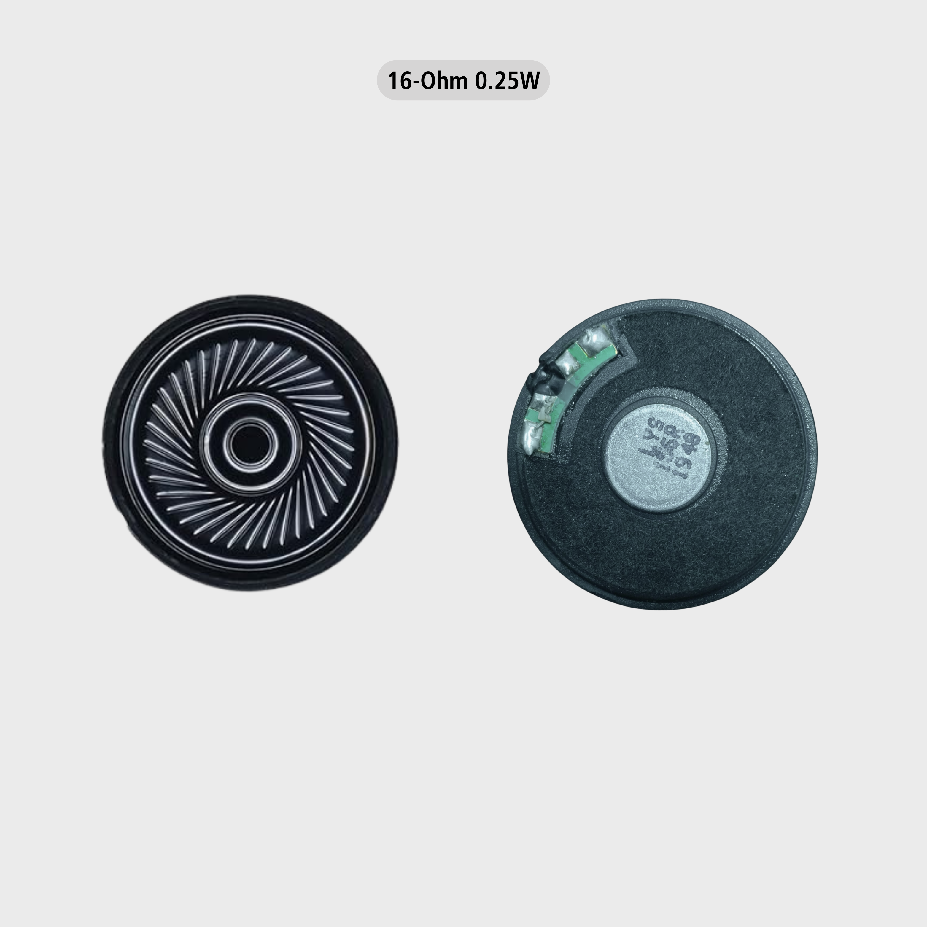 36mm LYS 8/16Ohm 0.25W Mylar Plastic Mini Toy Speaker