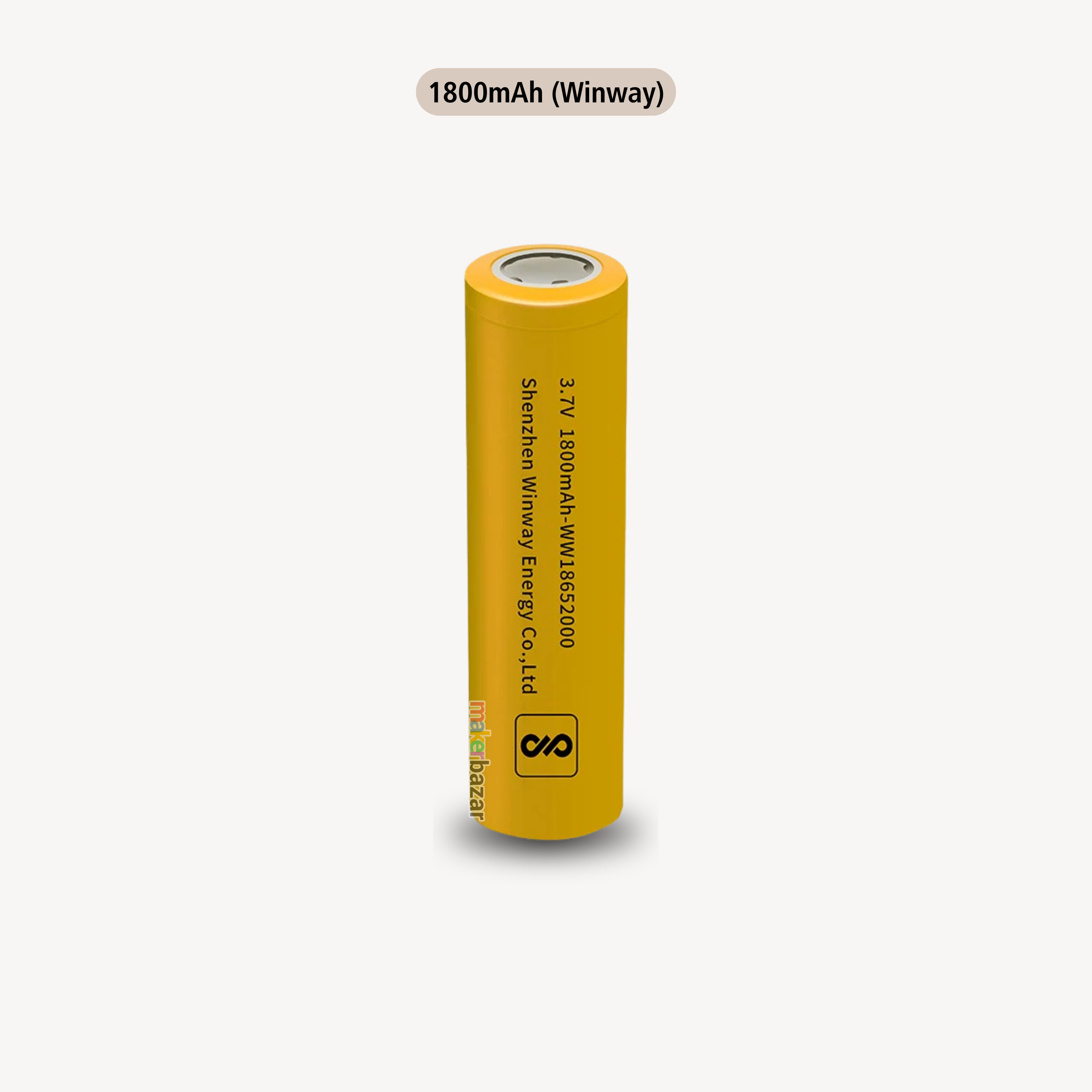 Winway 18650 3.7V Lithium-Ion Rechargeable Battery
