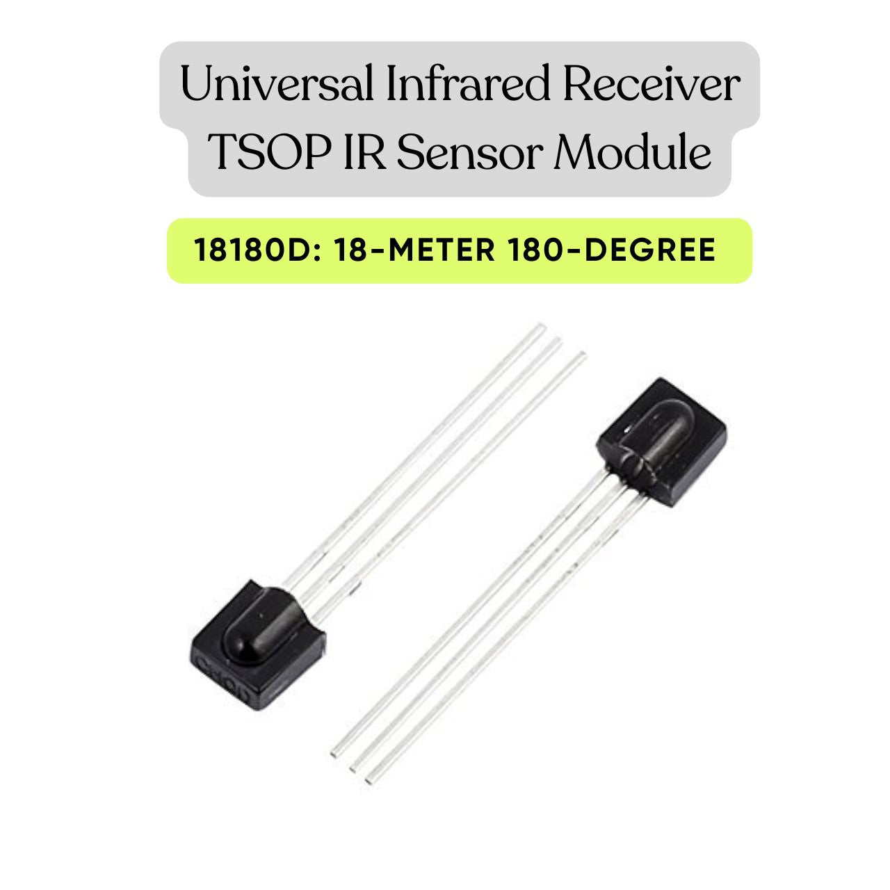 3-Pin TSOP 38KHz Infrared Receiver Diode IR Sensor