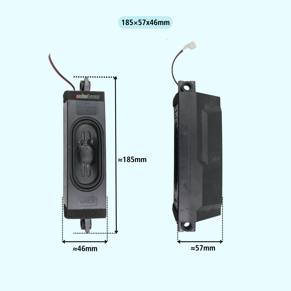 6Ω 15W LED/LCD/OLED LAPTOP & TV Speakers -REFURBISHED