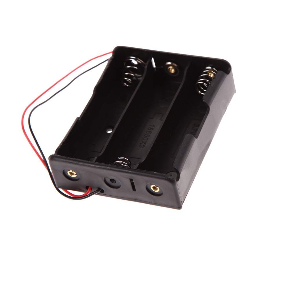 18650 Battery In-Series Lithium Cell Holder Open Case with Wire