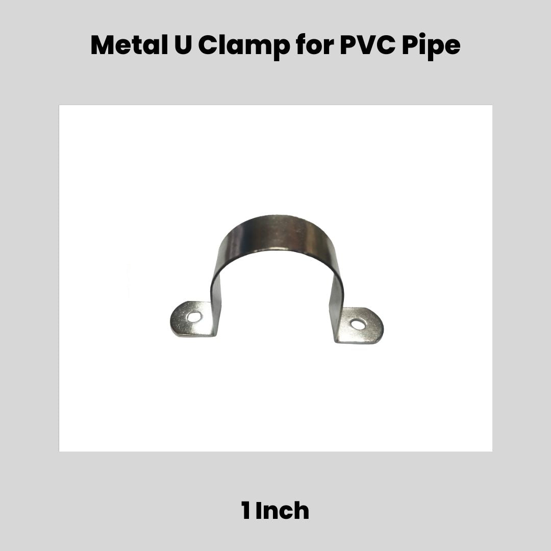 Metal U Clamp for PVC Pipe
